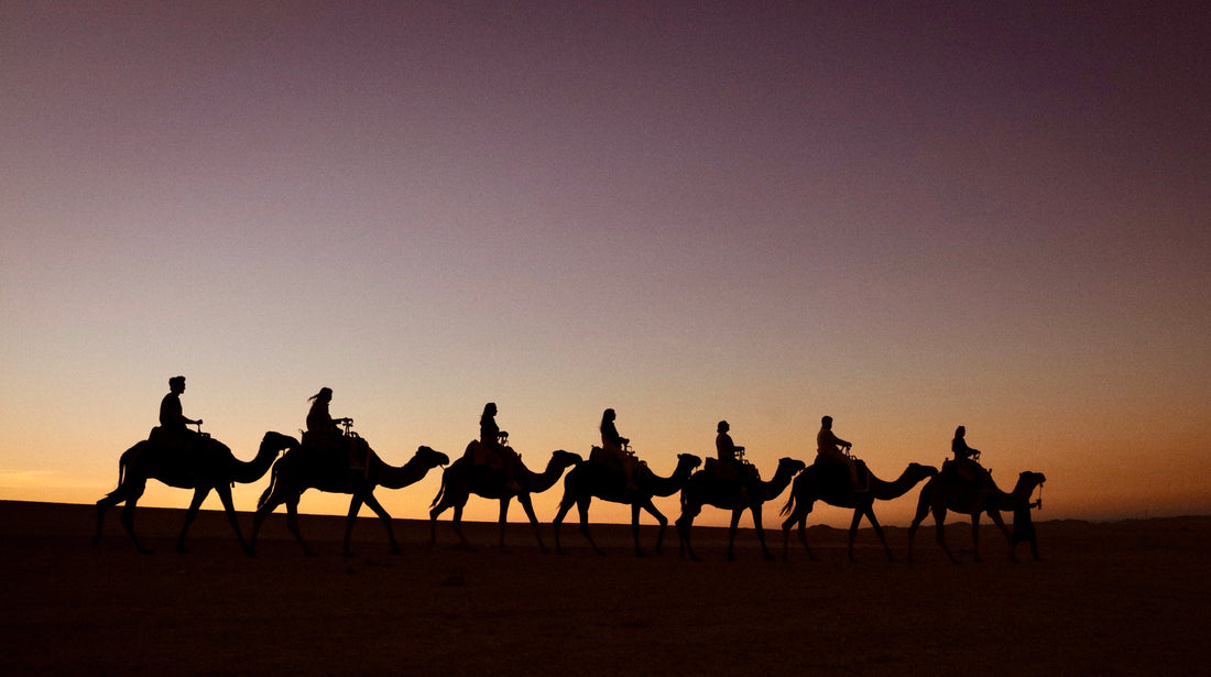 Desert camp in Morocco, settled for a unique birthday party