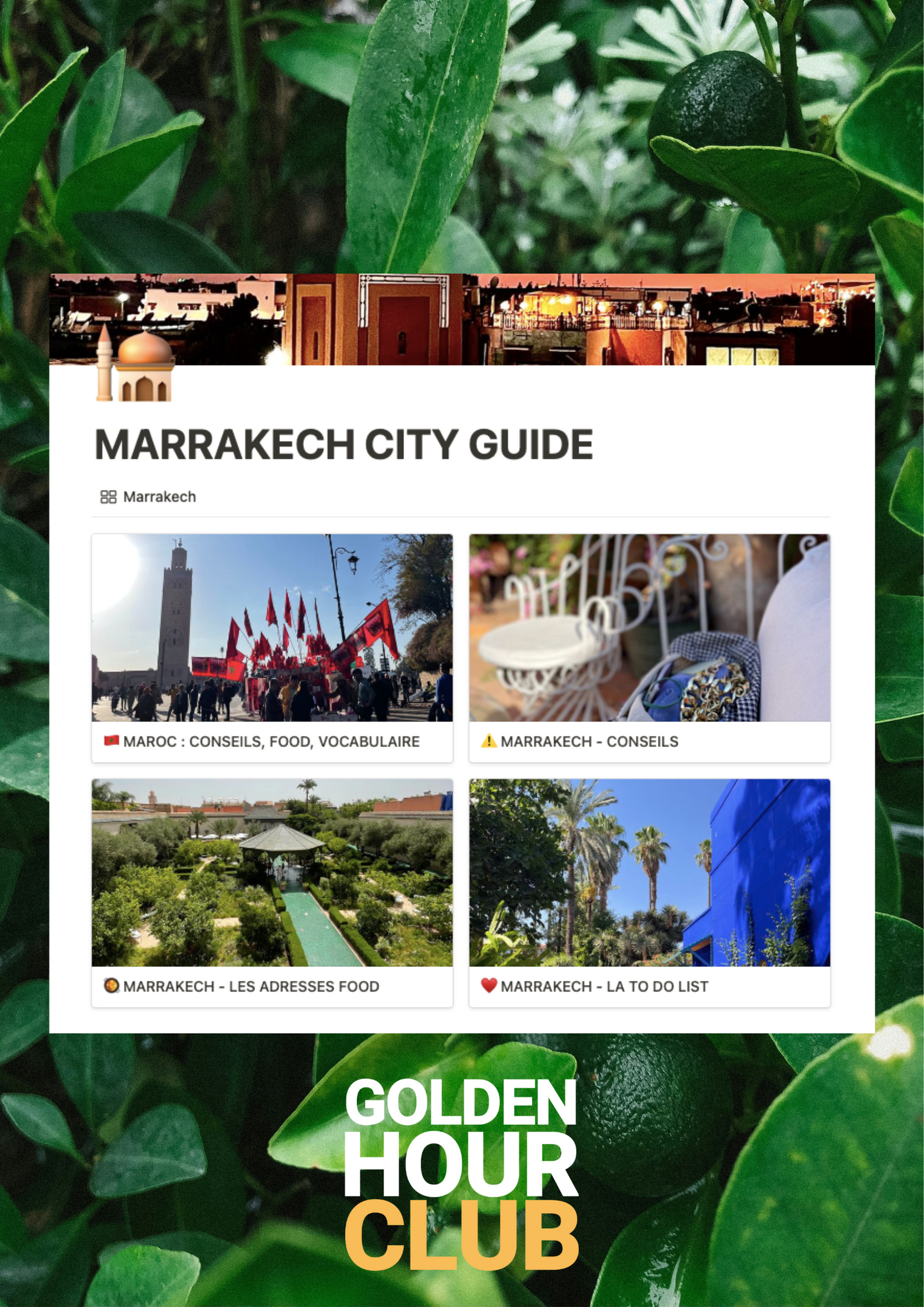 Le City Guide de Marrakech - FRANÇAIS